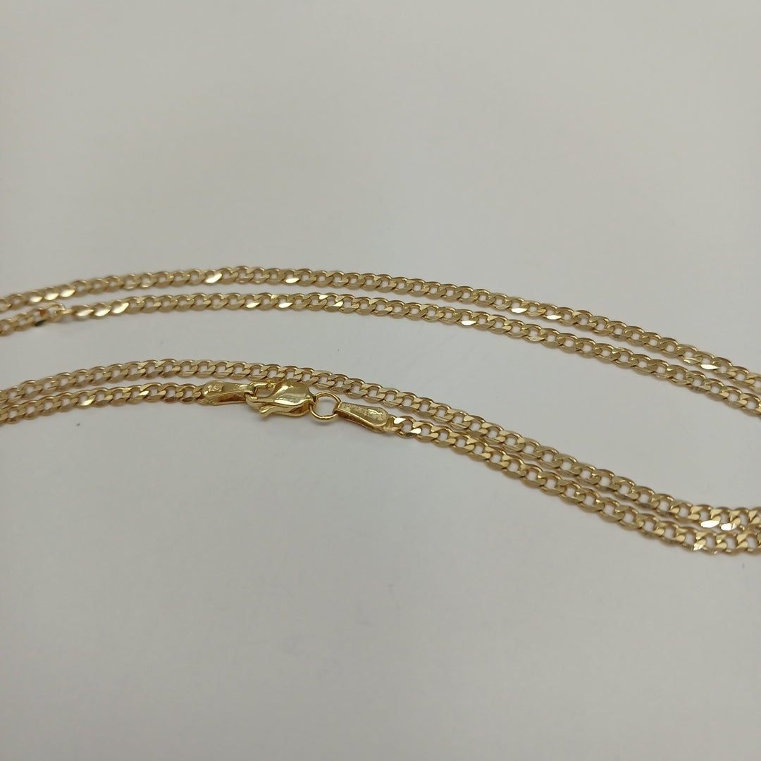 CADENA BARBADA 14K 55 CM 6 GR (NUEVO)
