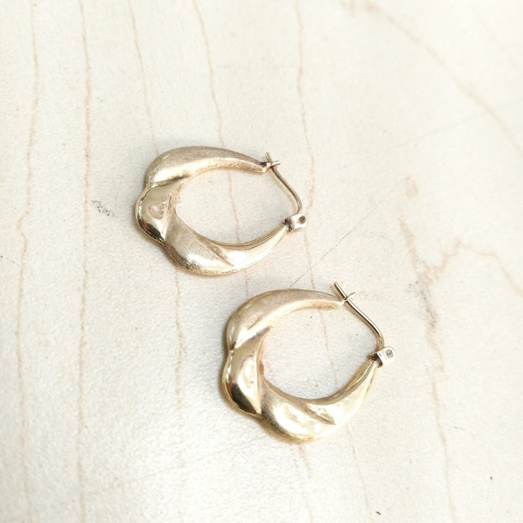 ARRACADAS PAR ORO 14 K 1.4 GRMS (SEMINUEVO)