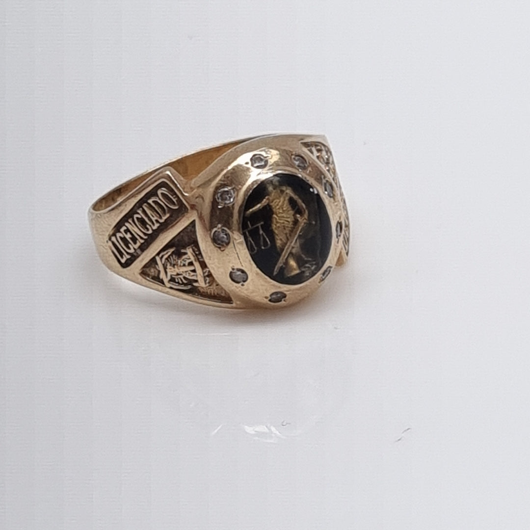 ANILLO ORO 14 K 9.8 GRMS (SEMINUEVO)