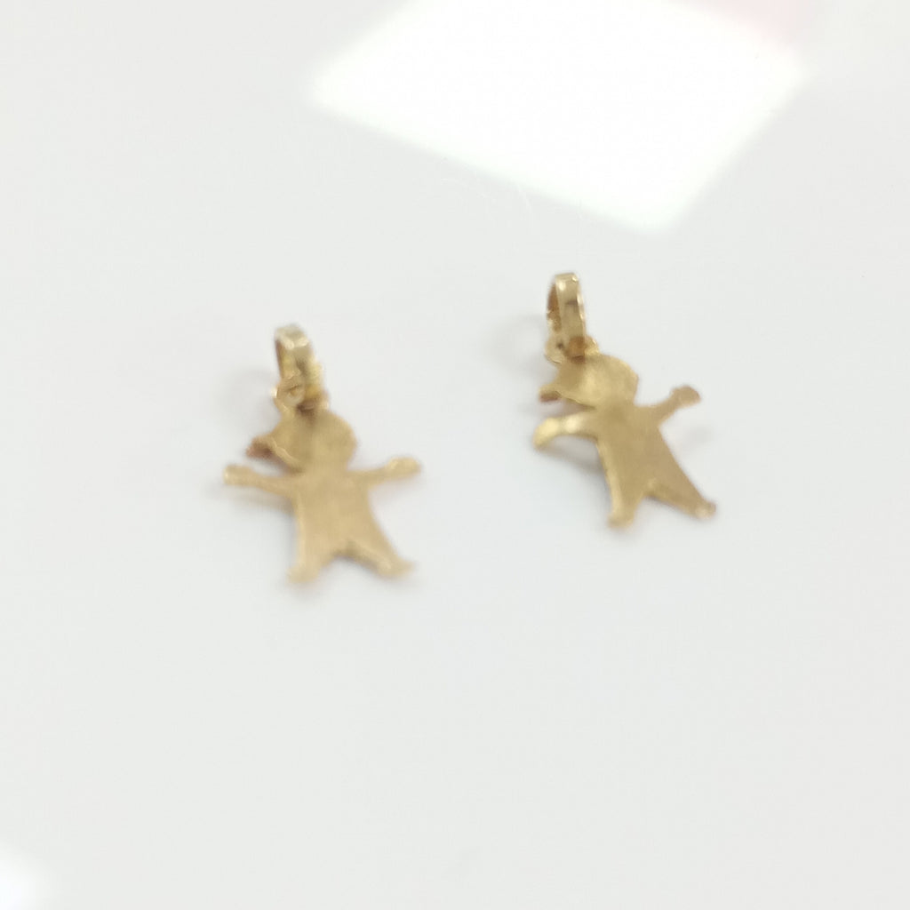 ARETES PAR ORO 14 K 0.6 GRMS (SEMINUEVO)