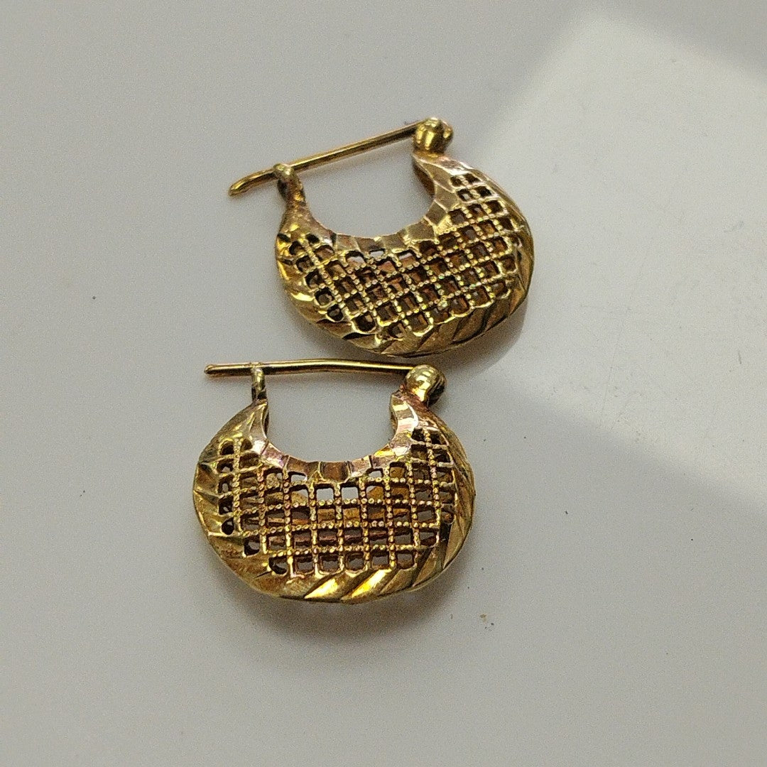 ARRACADAS PAR ORO 10 K 2,60 GRMS (SEMINUEVO)