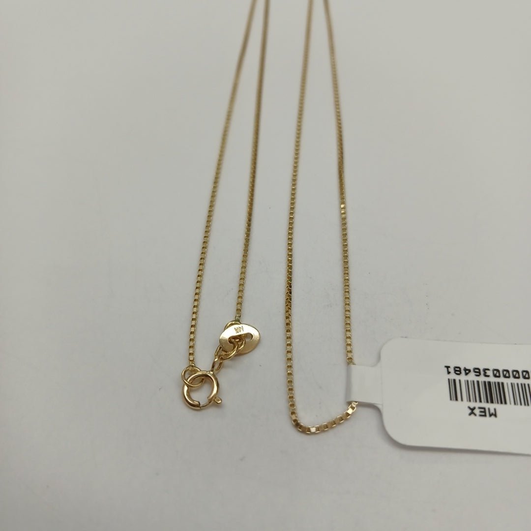 CADENA VENECIANO 14K 55 CM 2.4 GR (NUEVO)