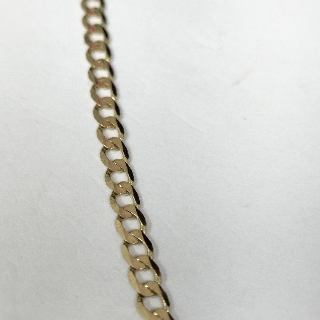 CADENA TEJIDO BARBADA 14K 55 CM 8.2 GR (NUEVO)