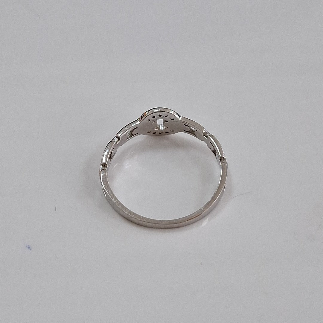 ANILLITO ORO BLANCO 14 K 2 GRMS (SEMINUEVO)