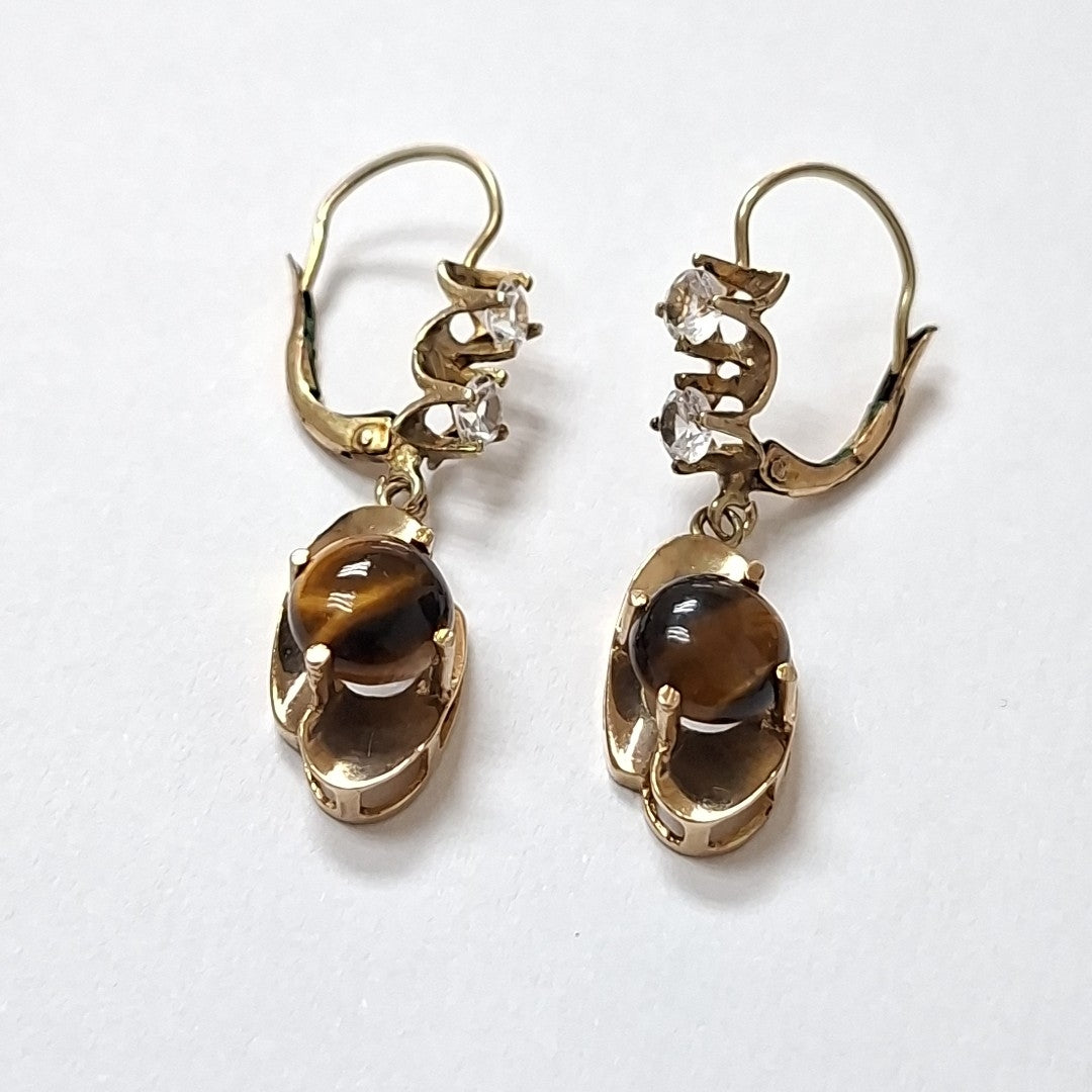 ARETES PAR ORO 8 K 3.4 GRMS (SEMINUEVO)