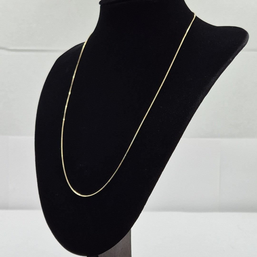 CADENA VENECIANO 14K 55 CM 2.4 GR (NUEVO)
