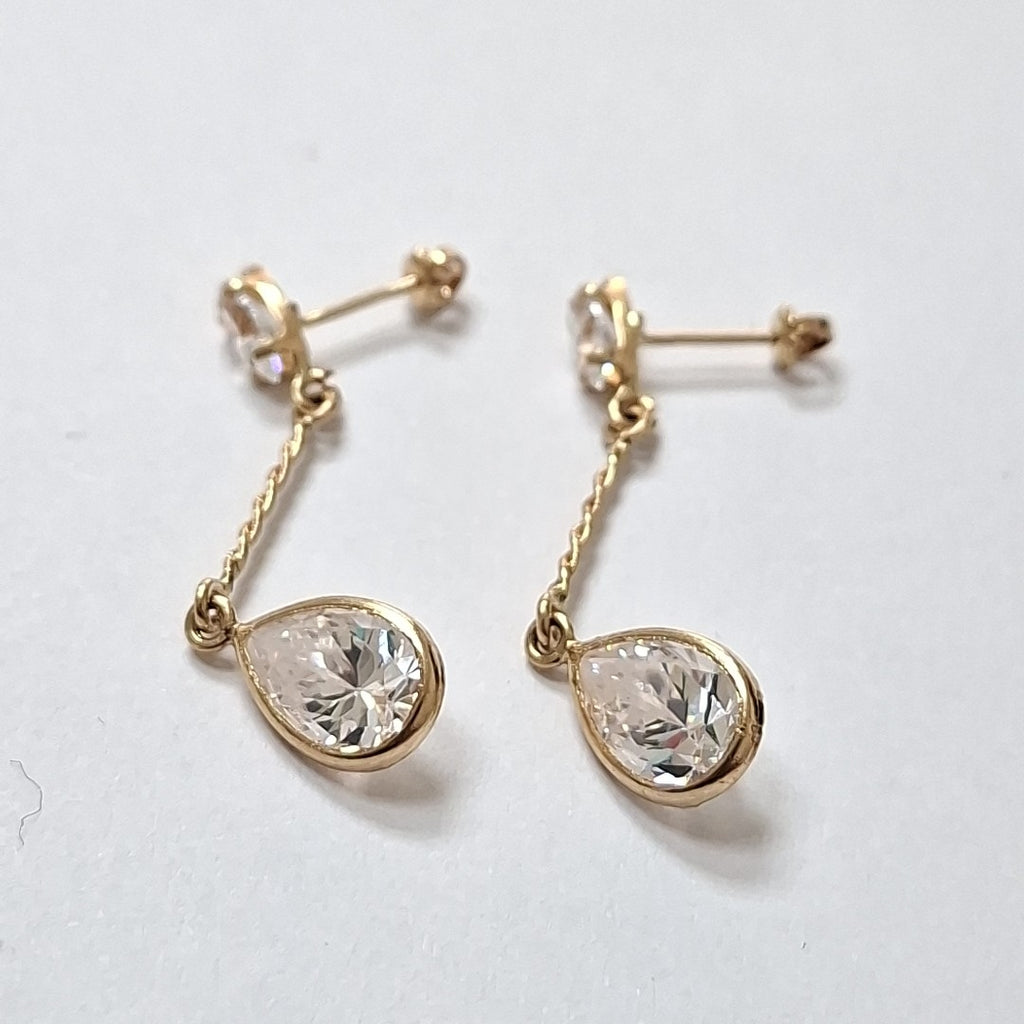 ARETES PAR ORO 8 K 2 GRMS (SEMINUEVO)