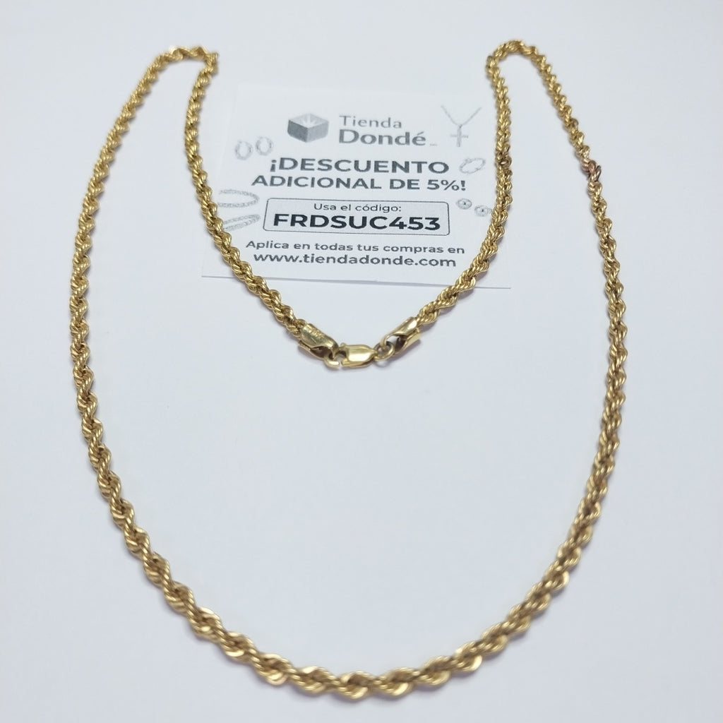 CADENA ORO 10 K 4 GRMS (SEMINUEVO)