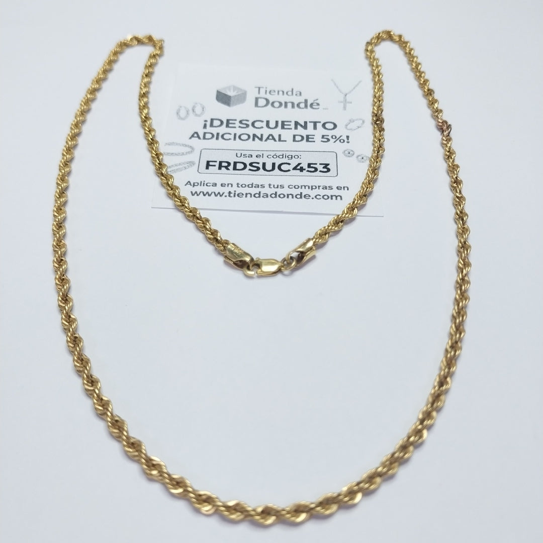 CADENA ORO 10 K 4 GRMS (SEMINUEVO)