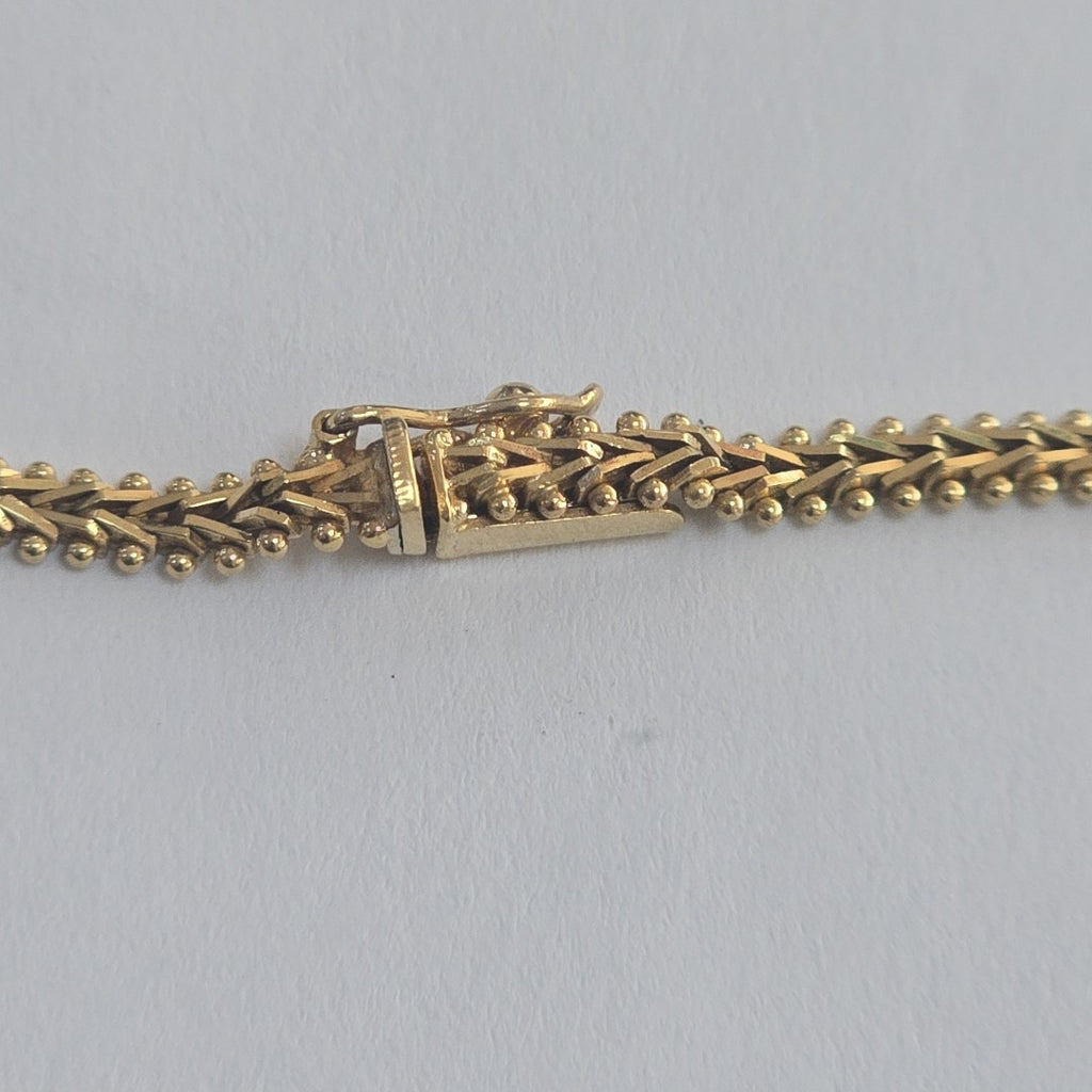GARGANTILLA ORO COMBINADO 14 K 18.8 GRMS (SEMINUEVO)