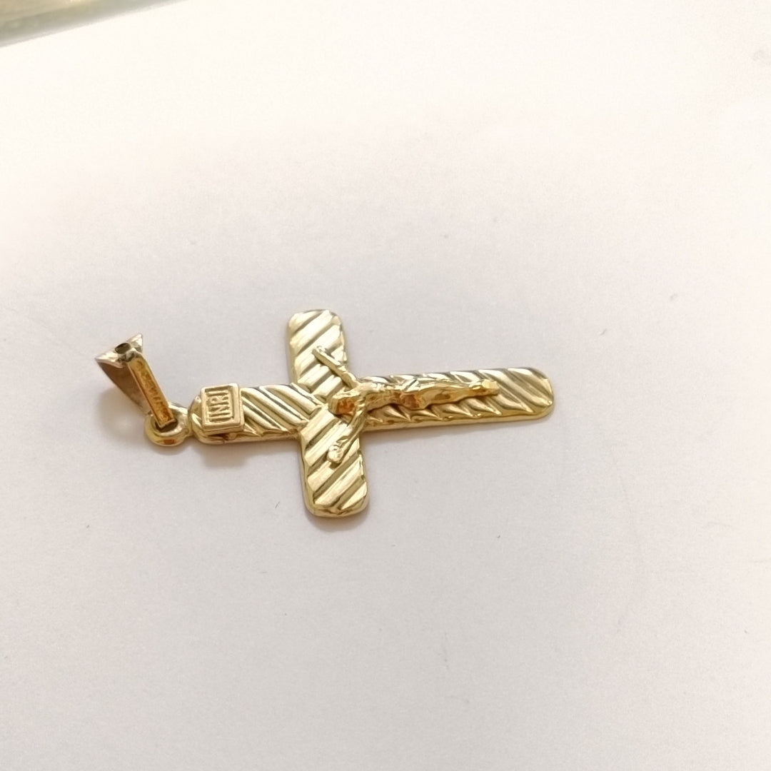 CRUCIFIJO ORO 10 K 2.3 GRMS (SEMINUEVO)