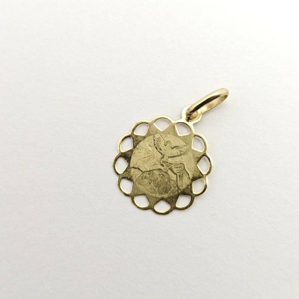 MEDALLA RELIGIOSA ORO 14 K 0,50 GRMS (SEMINUEVO)