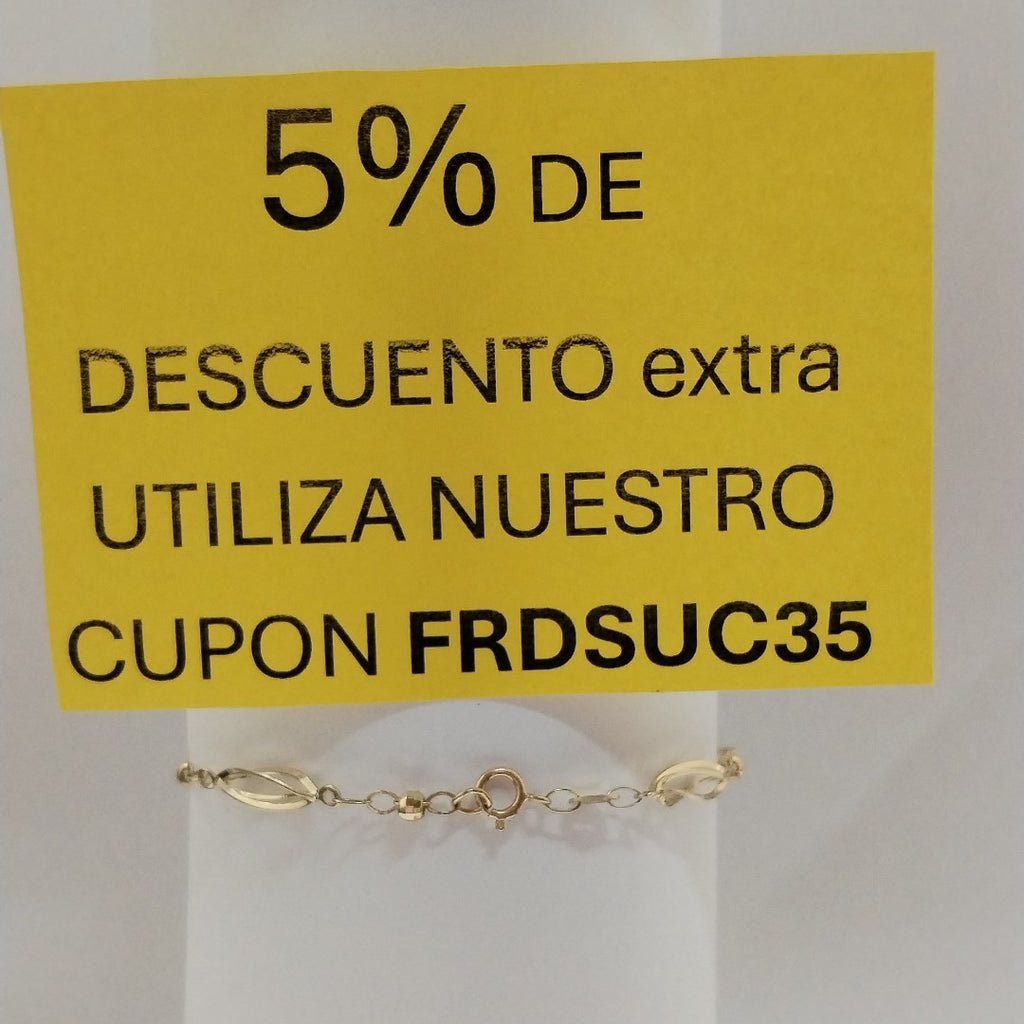 PULSERA ESPECIAL 14K 18 CM 2.1 GR (NUEVO)