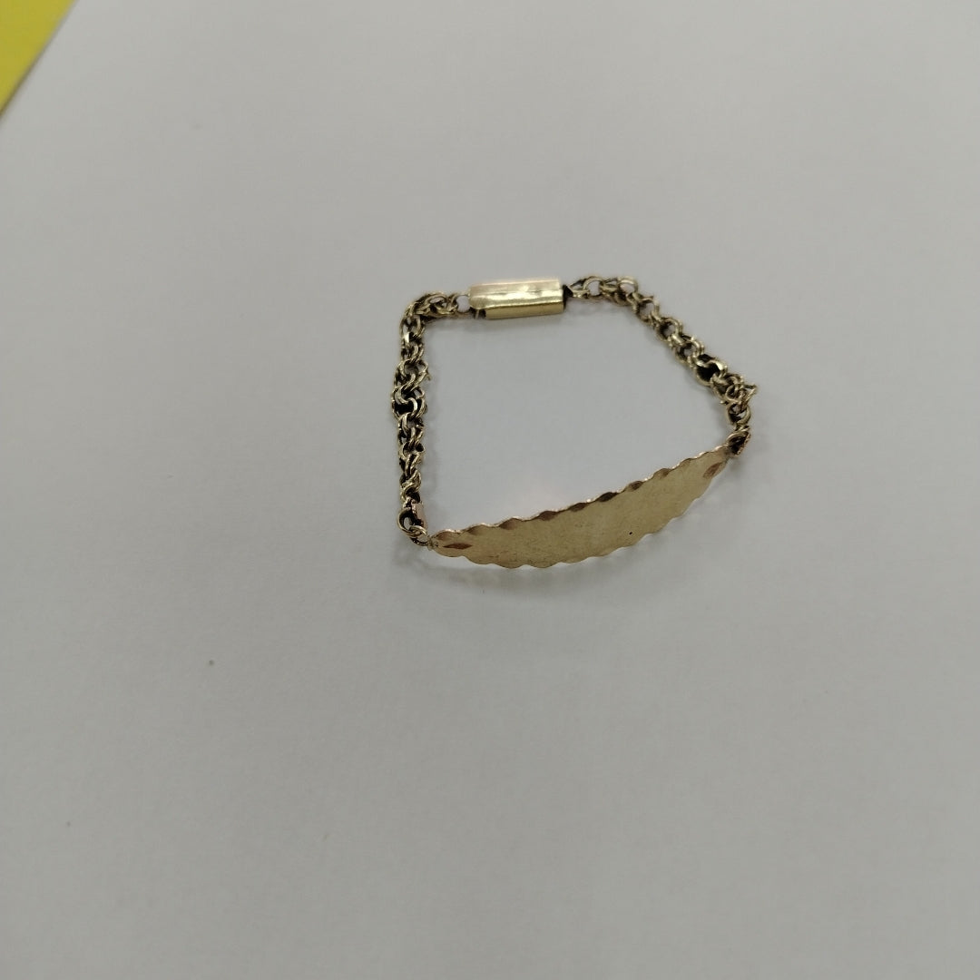 ESCLAVA ORO 10 K 3.3 GRMS (SEMINUEVO)