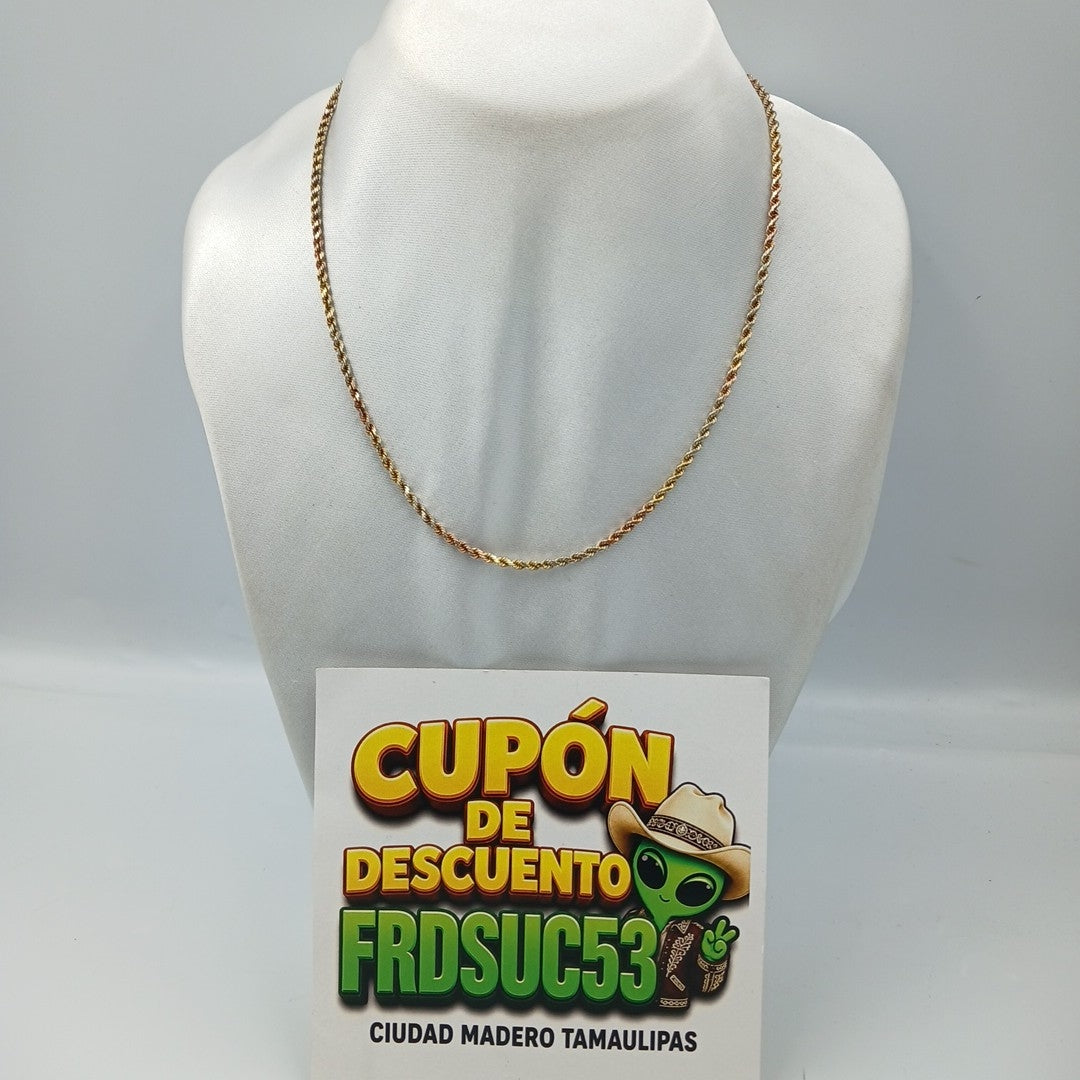 CADENA ORO 14 K 10.2 GRMS (SEMINUEVO)