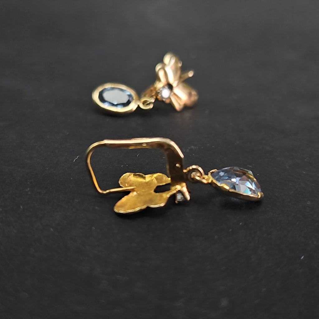 ARETES PAR ORO 10 K 2,10 GRMS (SEMINUEVO)
