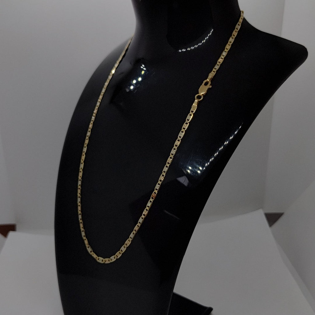 CADENA ORO COMBINADO 14 K 4,40 GRMS (SEMINUEVO)