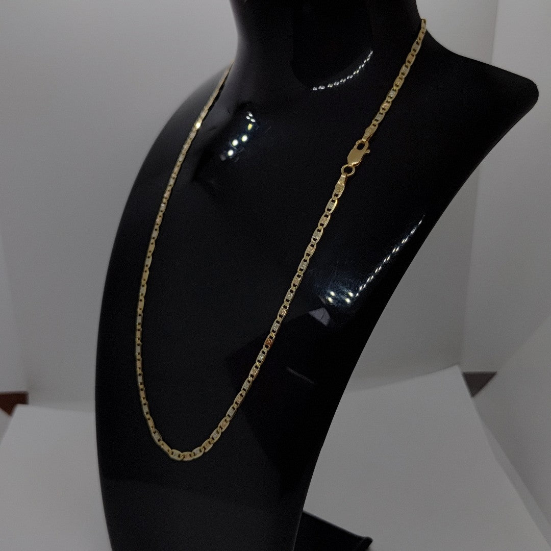 CADENA ORO COMBINADO 14 K 4,40 GRMS (SEMINUEVO)