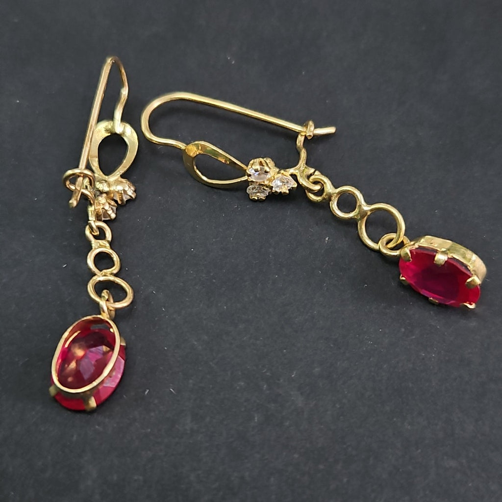 ARETES PAR ORO 10 K 2,00 GRMS (SEMINUEVO)