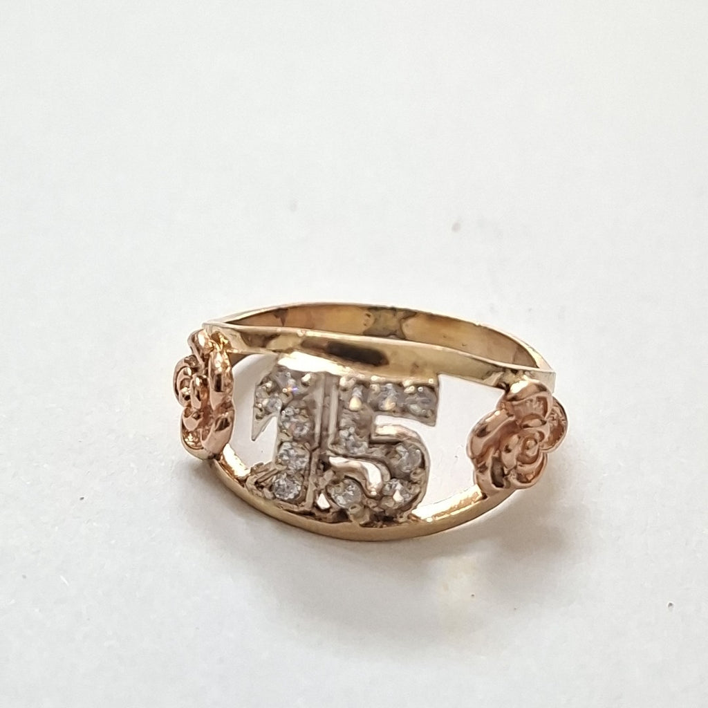 ANILLO ORO 10 K 2.5 GRMS (SEMINUEVO)