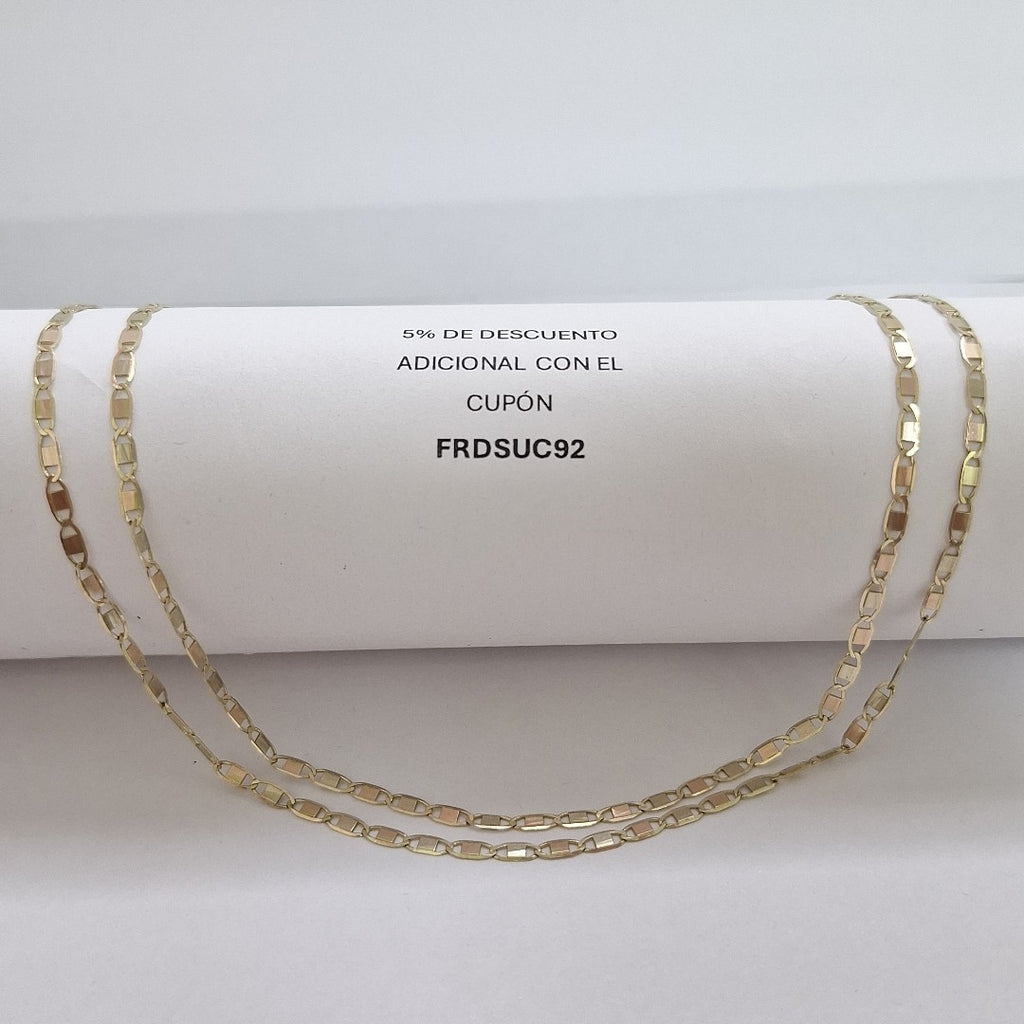 CADENA ESPEJO 14K 60 CM 5.4 GR (NUEVO)