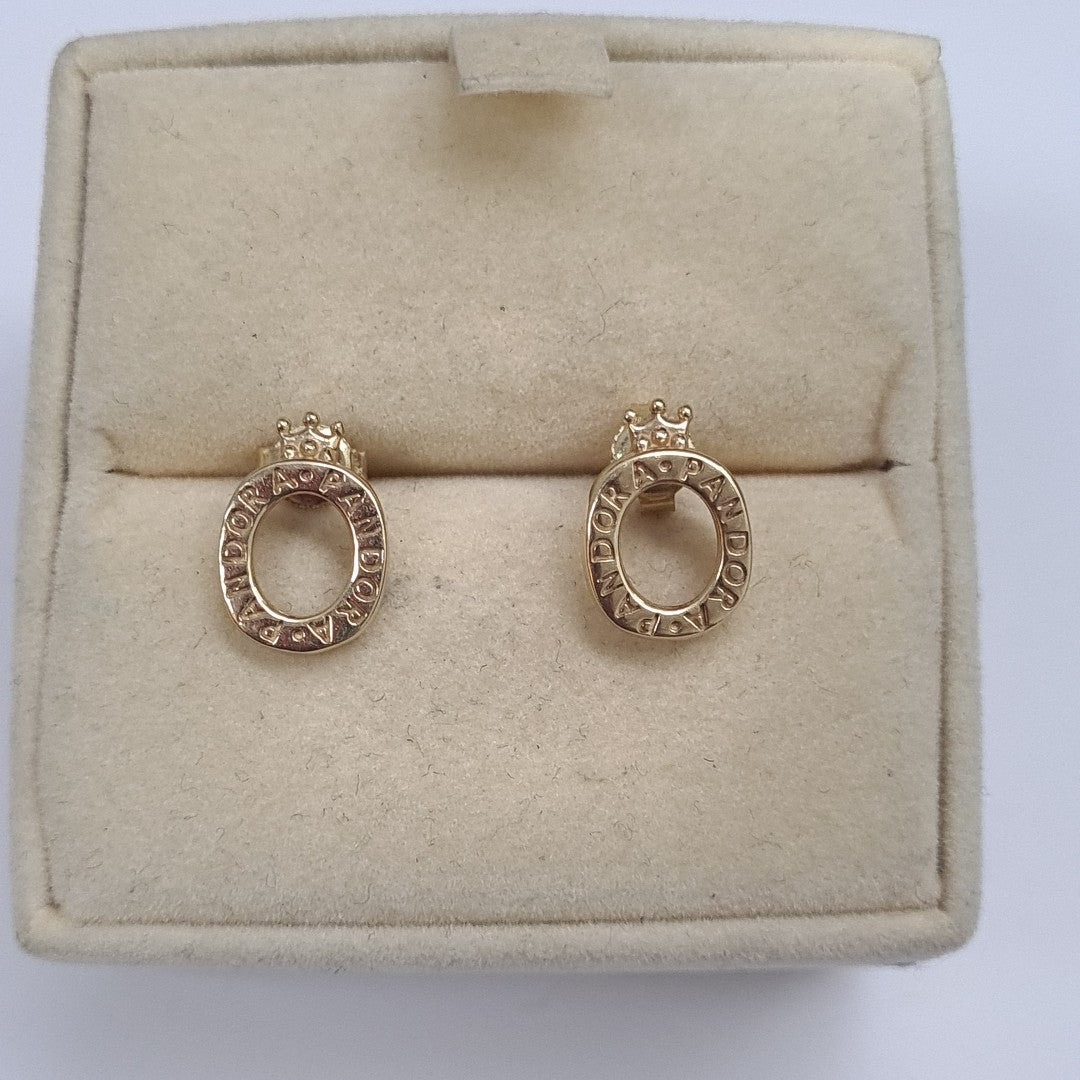 BROQUELES PAR ORO 14 K 1.7 GRMS (SEMINUEVO)