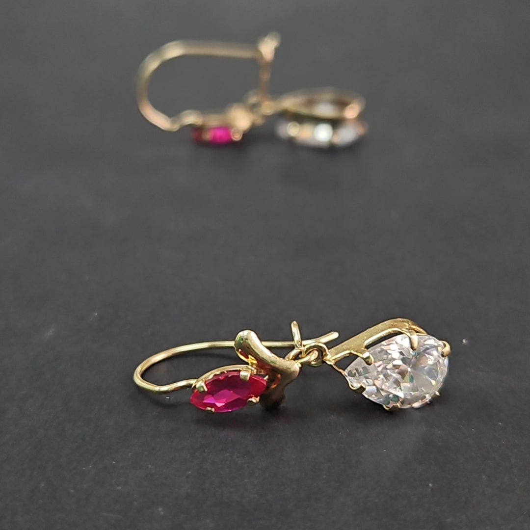 ARETES PAR ORO 10 K 2,00 GRMS (SEMINUEVO)