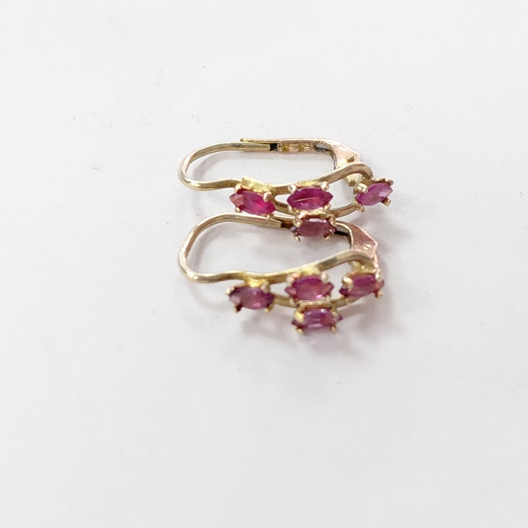 ARETES PAR ORO 8 K 1.4 GRMS (SEMINUEVO)