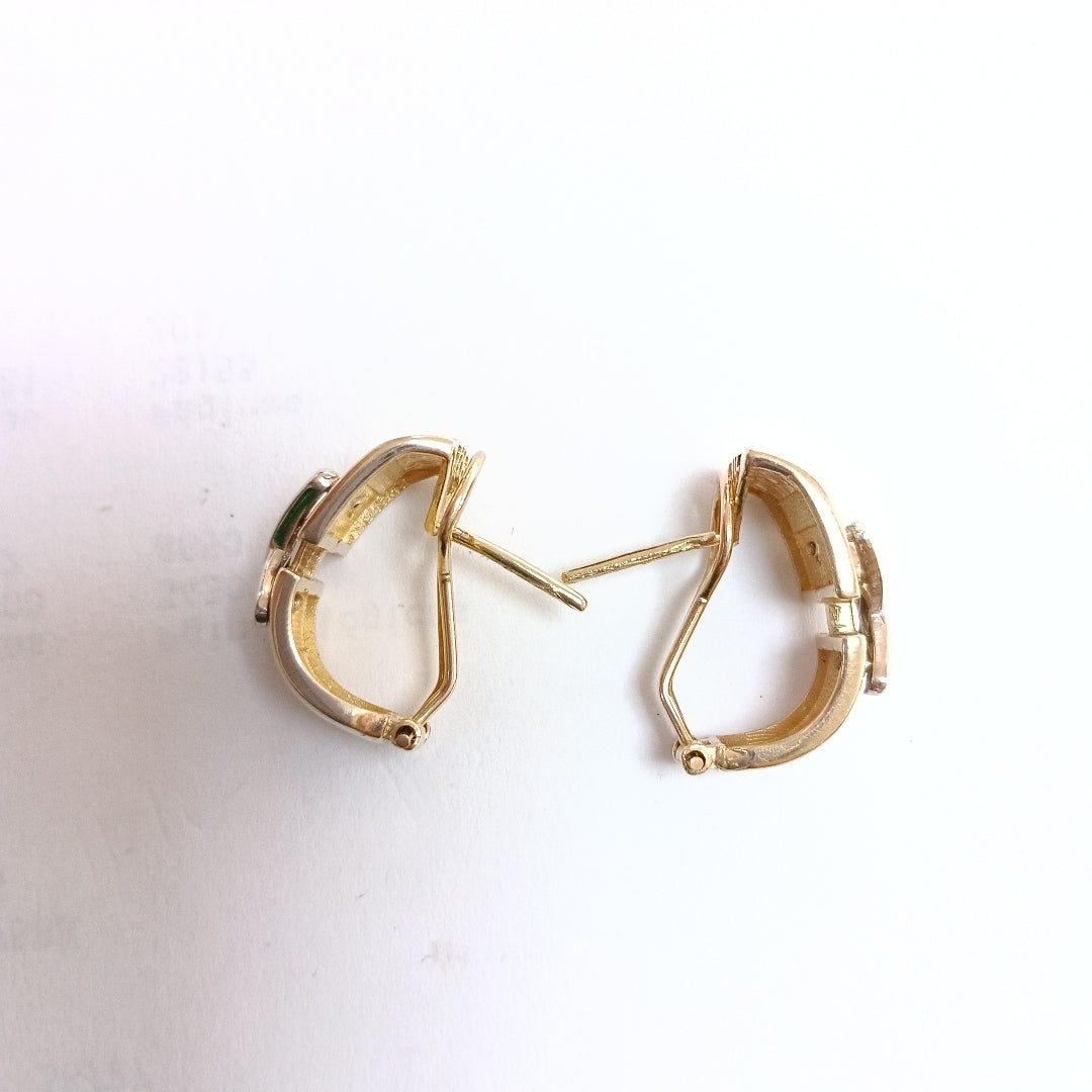 ARETES PAR ORO 14 K 7,30 GRMS (SEMINUEVO)