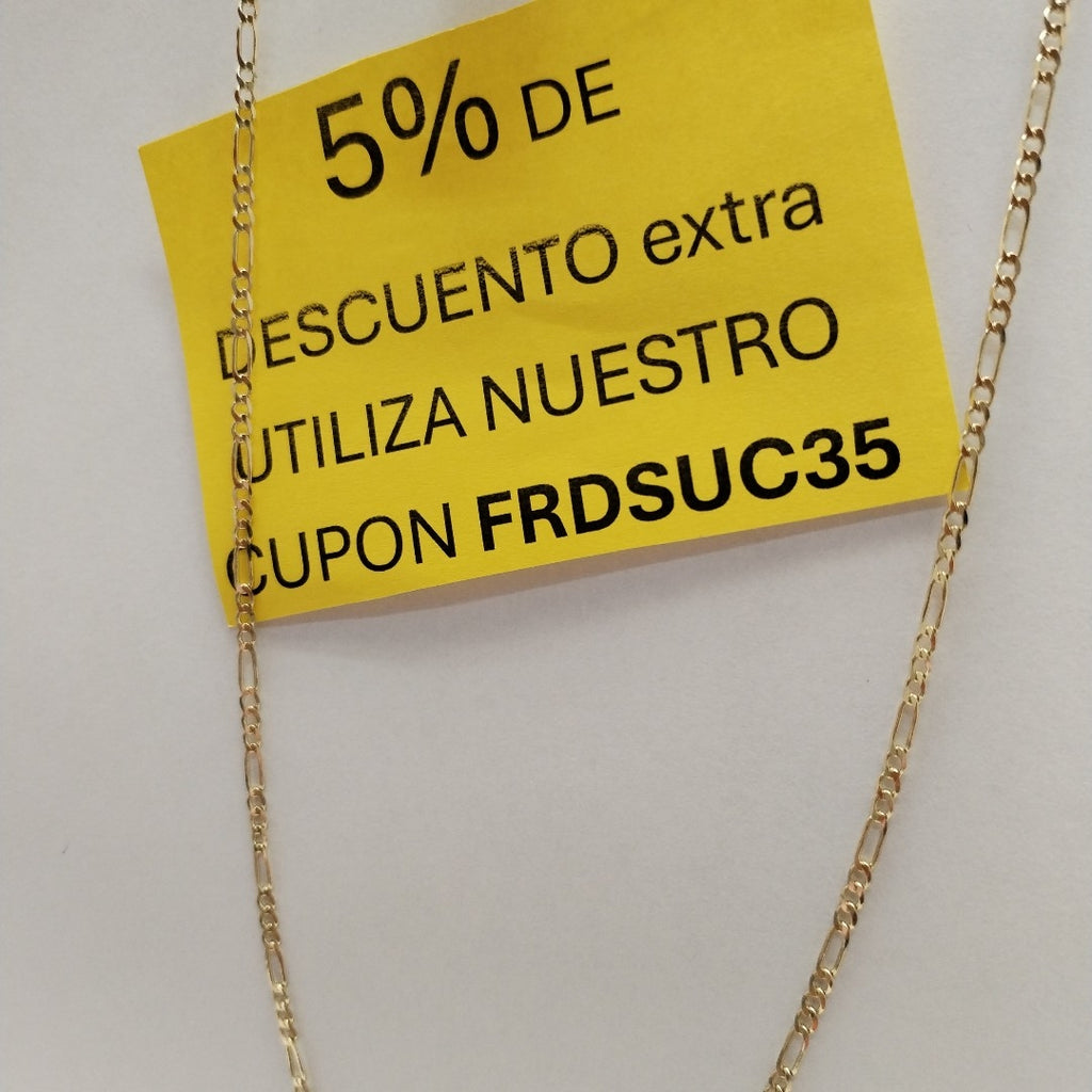 CADENA 3X1 14K 50 CM 4.6 GR (NUEVO)