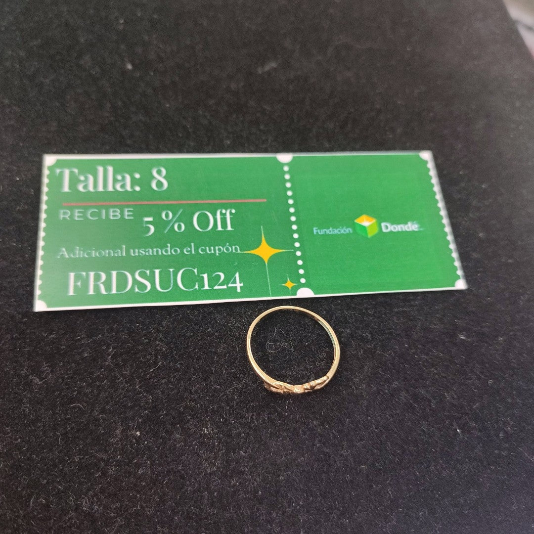 ANILLITO ORO 10 K 0.9 GRMS (SEMINUEVO)