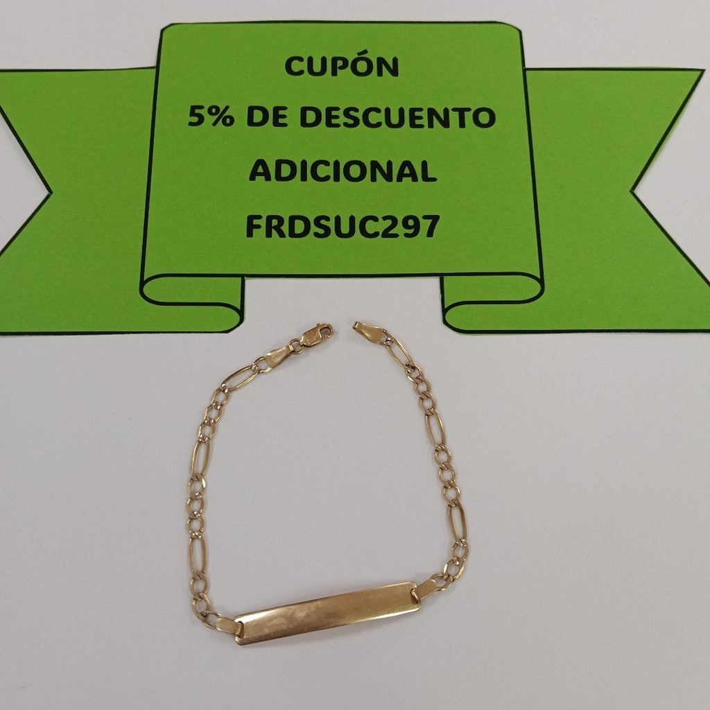 ESCLAVA ORO 10 K 3.3 GRMS (SEMINUEVO)