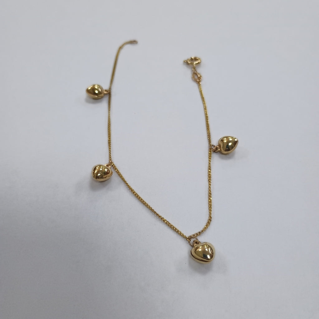 PULSERA ESPECIAL DIJES 10K 18 CM 1.7 GR (NUEVO)
