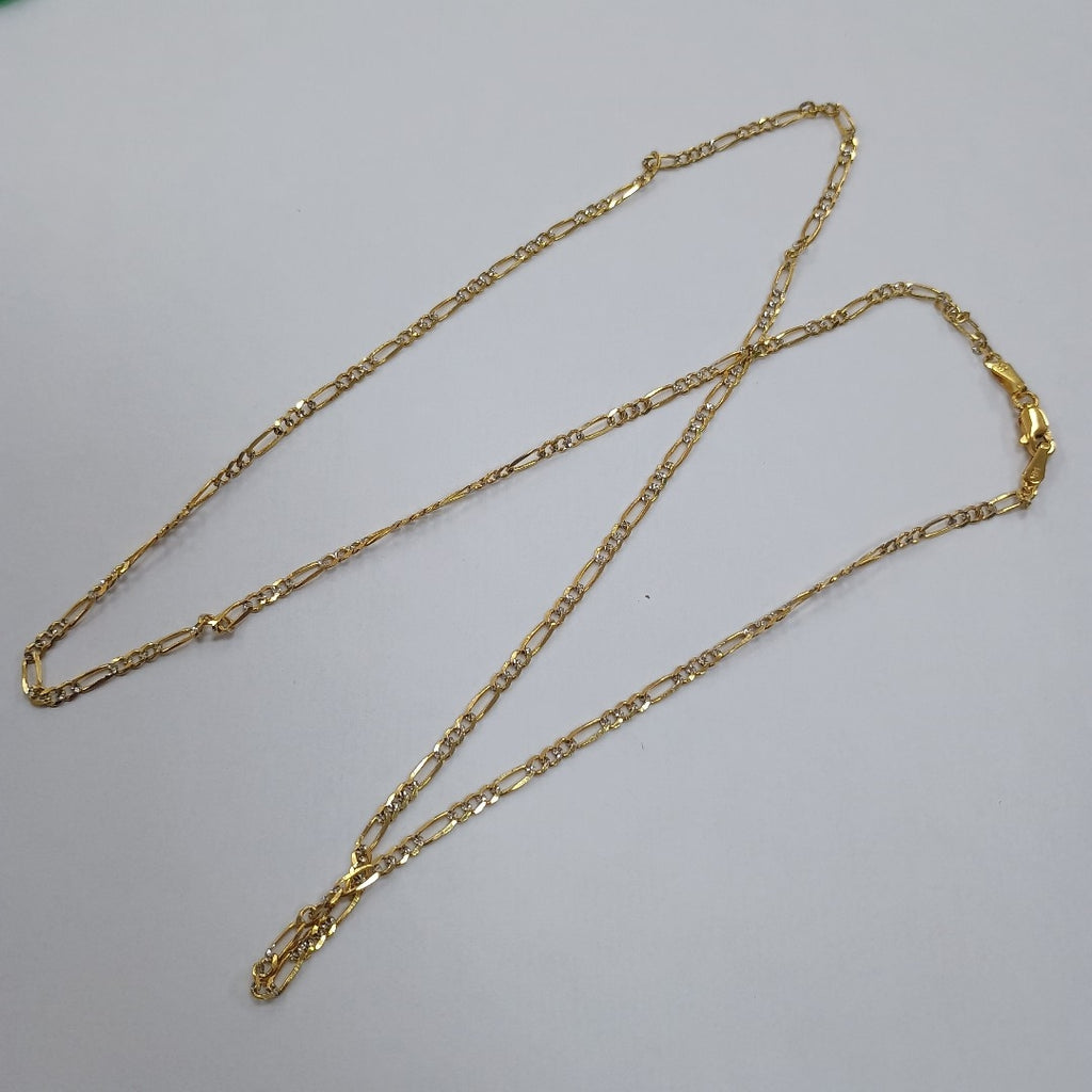 CADENA 3X1 DIAMANTADA 14K 60 CM 5.1 GR (NUEVO)