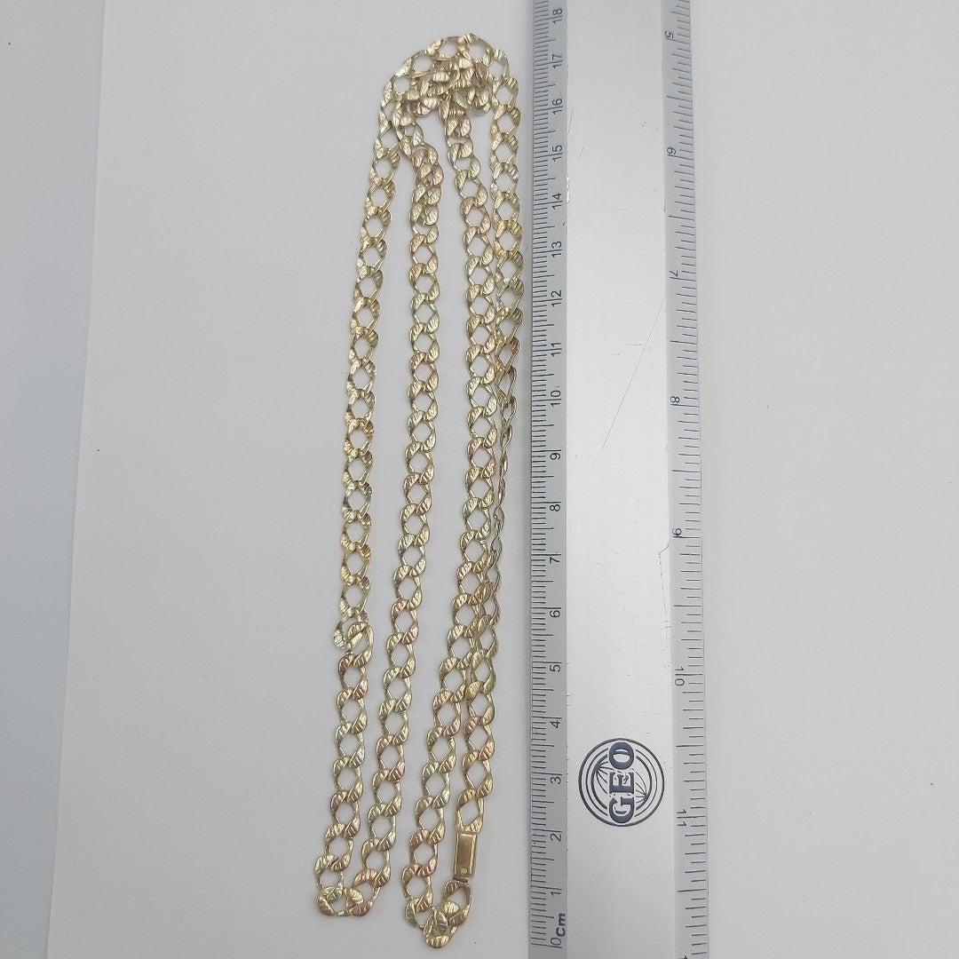 CADENA ORO COMBINADO 10 K 17,40 GRMS (SEMINUEVO)