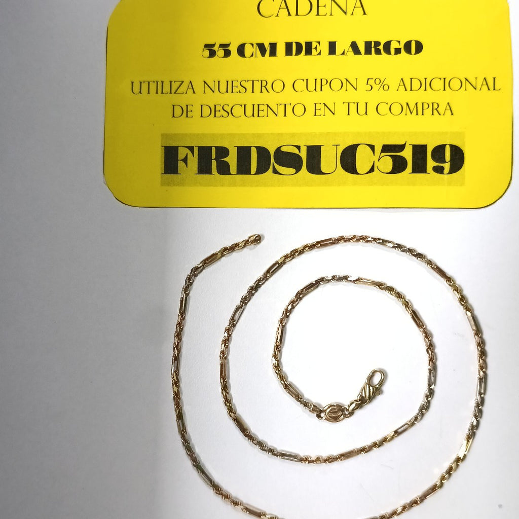 CADENA ORO 14 K 13,50 GRMS (SEMINUEVO)
