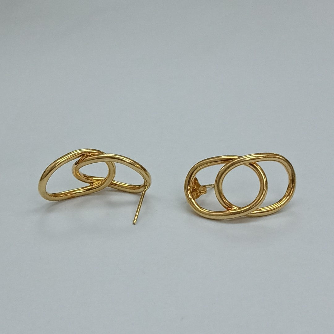 BROQUELES PAR ORO 14 K 4.6 GRMS (SEMINUEVO)