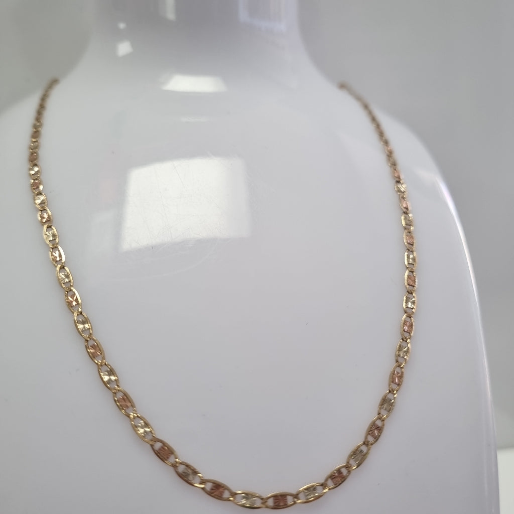 CADENA ORO, ORO COMBINADO 10 K 4 GRMS (SEMINUEVO)