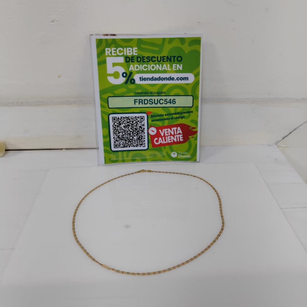 CADENA ORO 14 K 4.7 GRMS (SEMINUEVO)