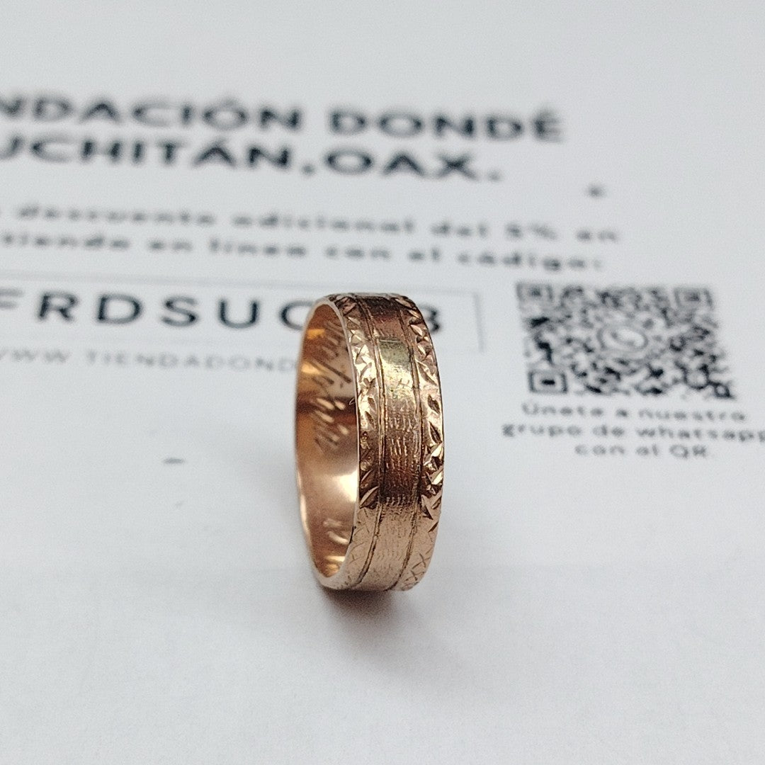 ARGOLLA ORO 10 K 2.9 GRMS (SEMINUEVO)