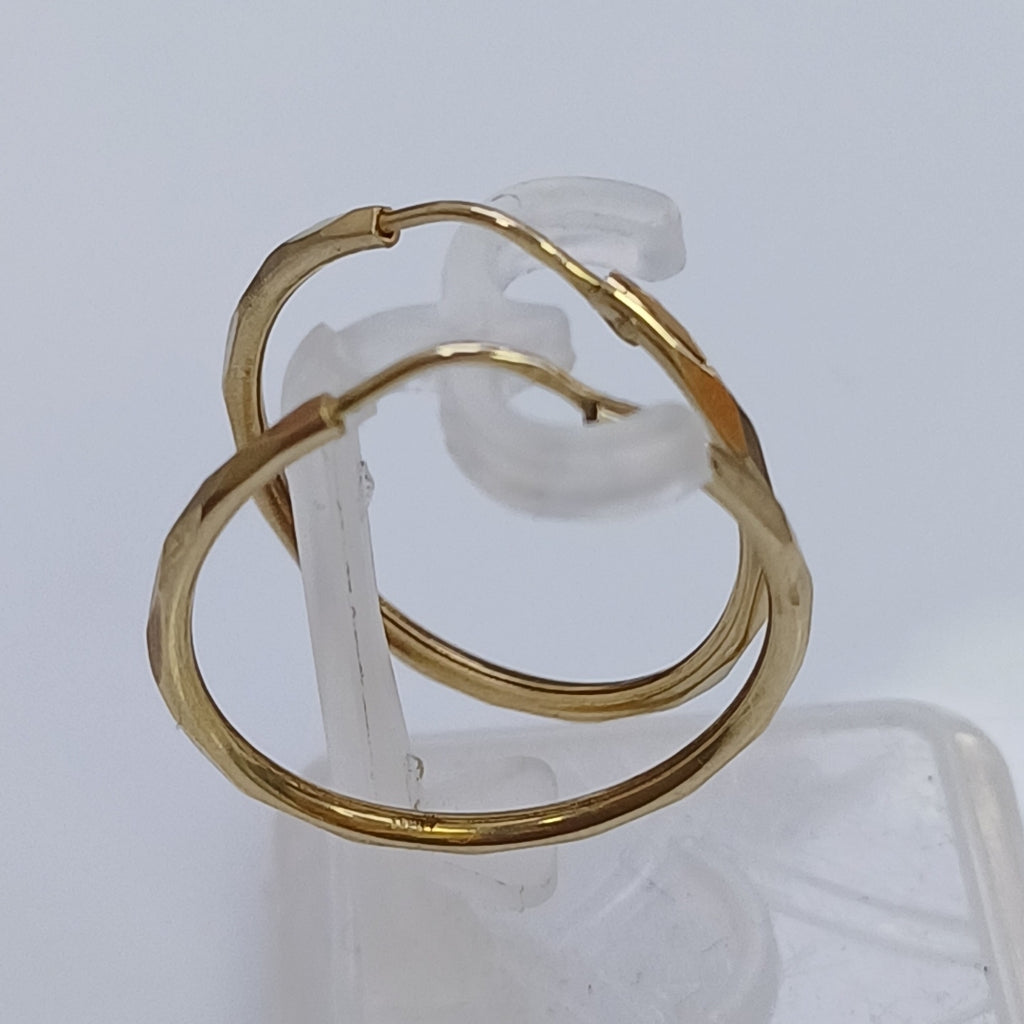 ARRACADAS PAR ORO 14 K 1.7 GRMS (SEMINUEVO)