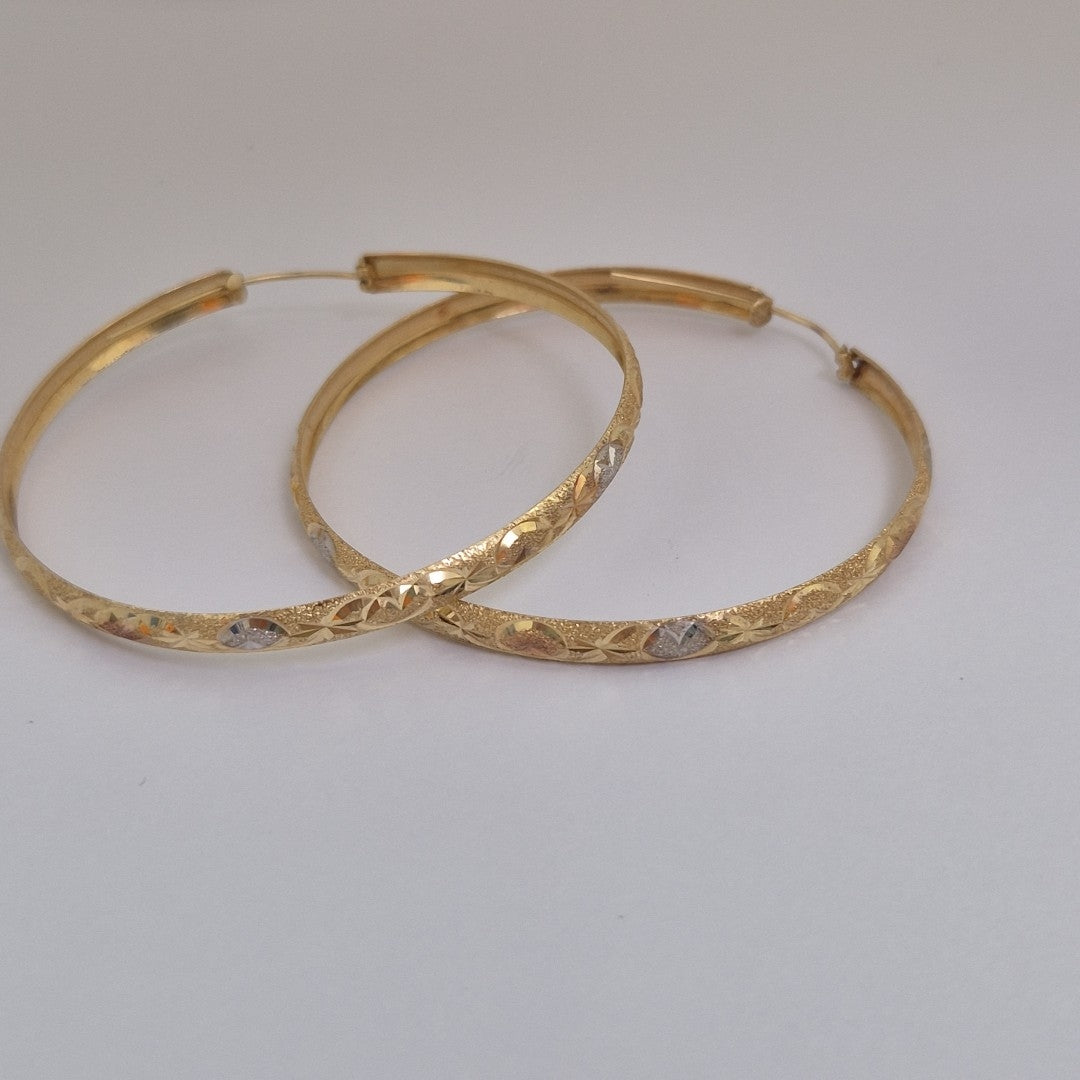 ARRACADAS PAR ORO 14 K 9 GRMS (SEMINUEVO)