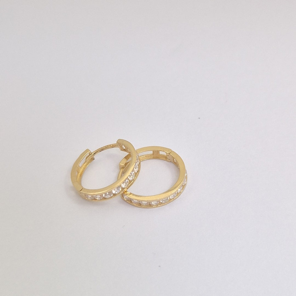 ARRACADAS PAR ORO 10 K 1.5 GRMS (SEMINUEVO)