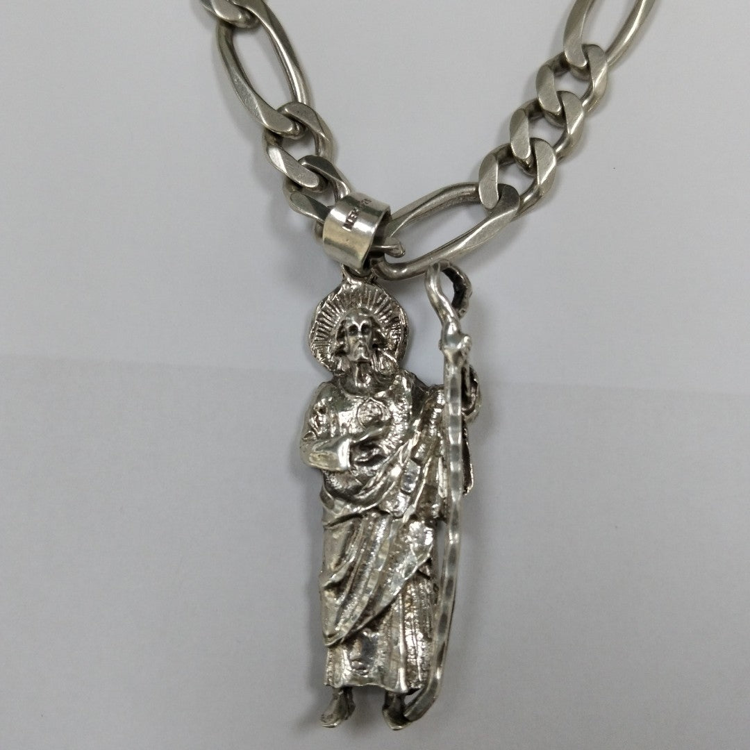 CADENA, DIJE PLATA 85.6 GRMS (SEMINUEVO)
