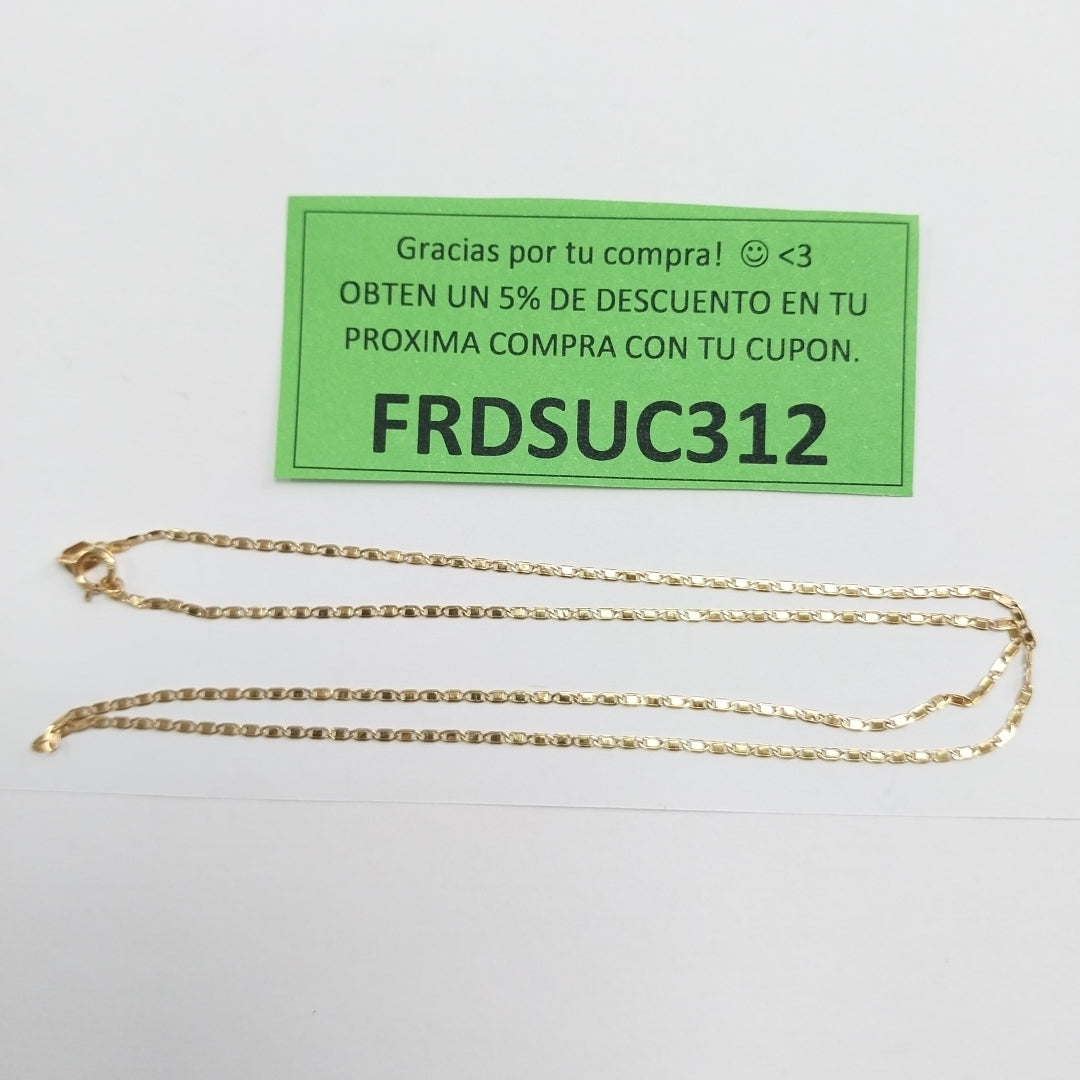 CADENA ORO 10 K 0.6 GRMS (SEMINUEVO)