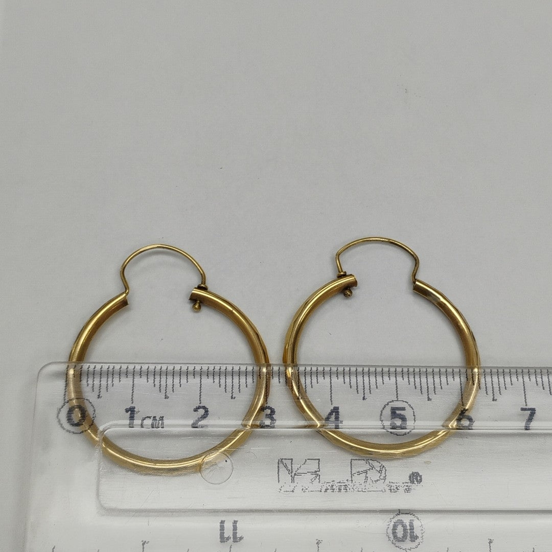 ARRACADAS PAR ORO 14 K 2.8 GRMS (SEMINUEVO)
