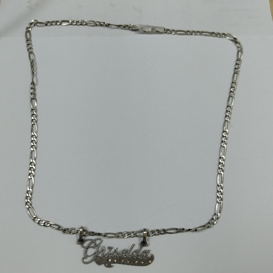CADENA, DIJE, PULSERA PLATA 55.5 GRMS (SEMINUEVO)