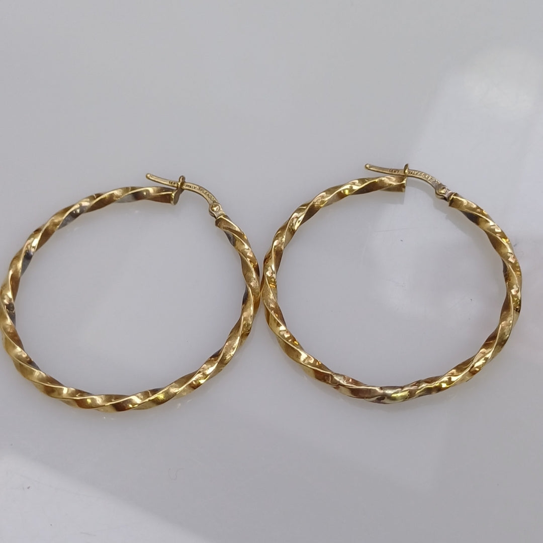 ARRACADAS PAR ORO 14 K 2,10 GRMS (SEMINUEVO)