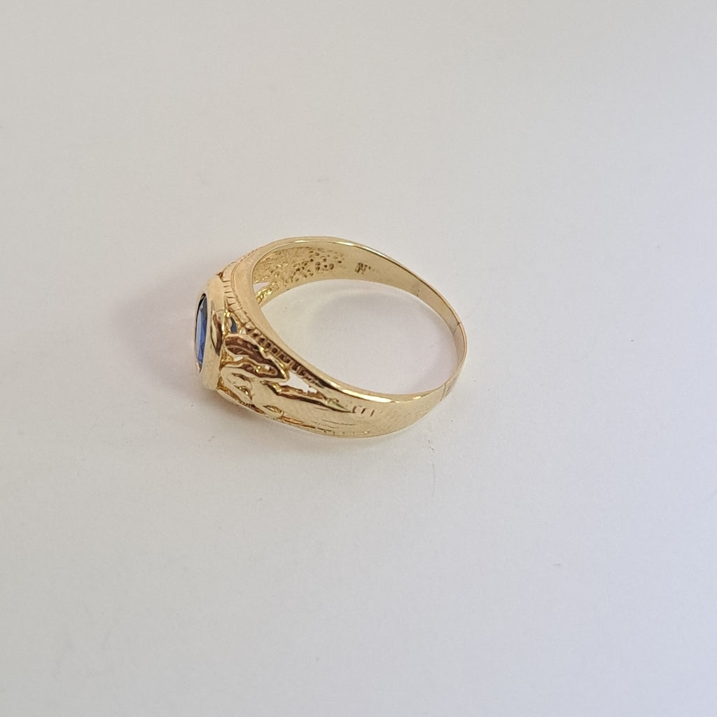ANILLO ORO 10 K 2.5 GRMS (SEMINUEVO)