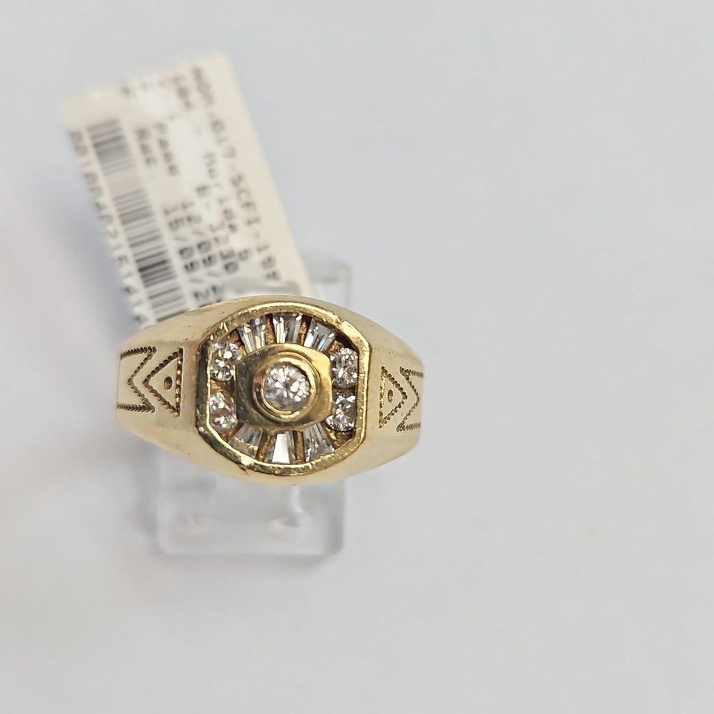 ANILLO ORO 10 K 5.3 GRMS (SEMINUEVO)